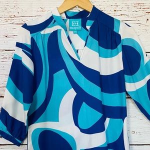 Women’s Escapada Tunic Blue and Turqoise XS